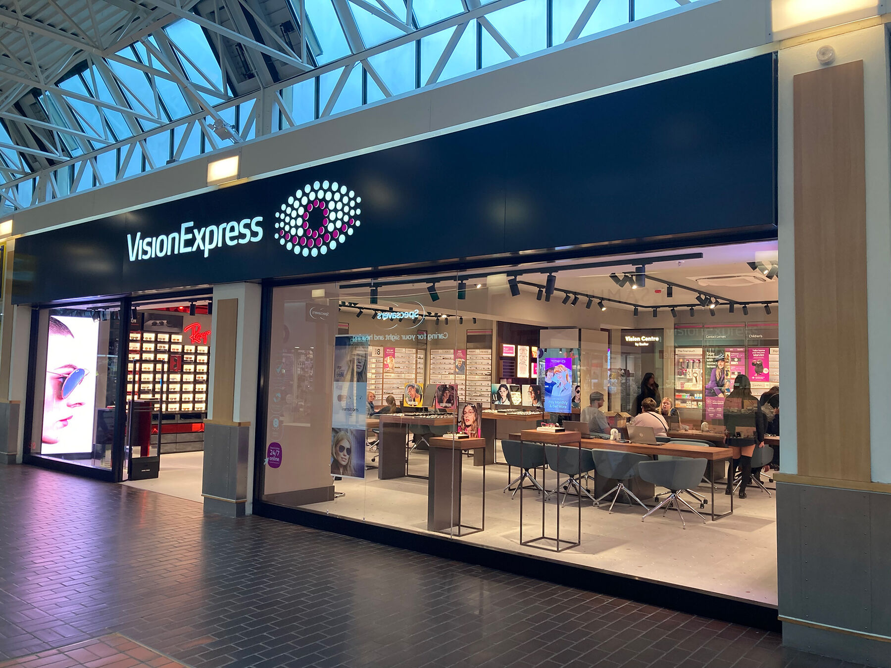 Revamped Vision Express Hempstead Valley unveils new designer makeover